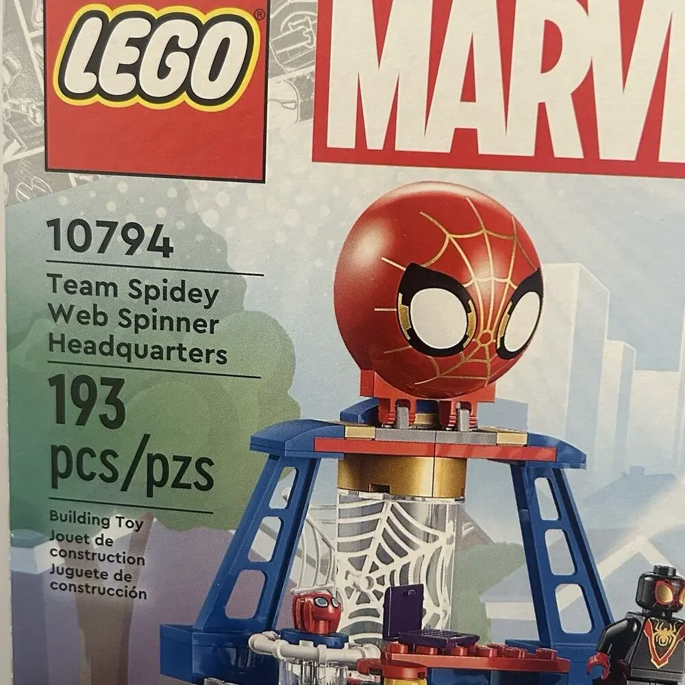 LEGO 10794 Marvel Team Spidey Web Spinner Headquarters Spider-Man 193 pcs NEW